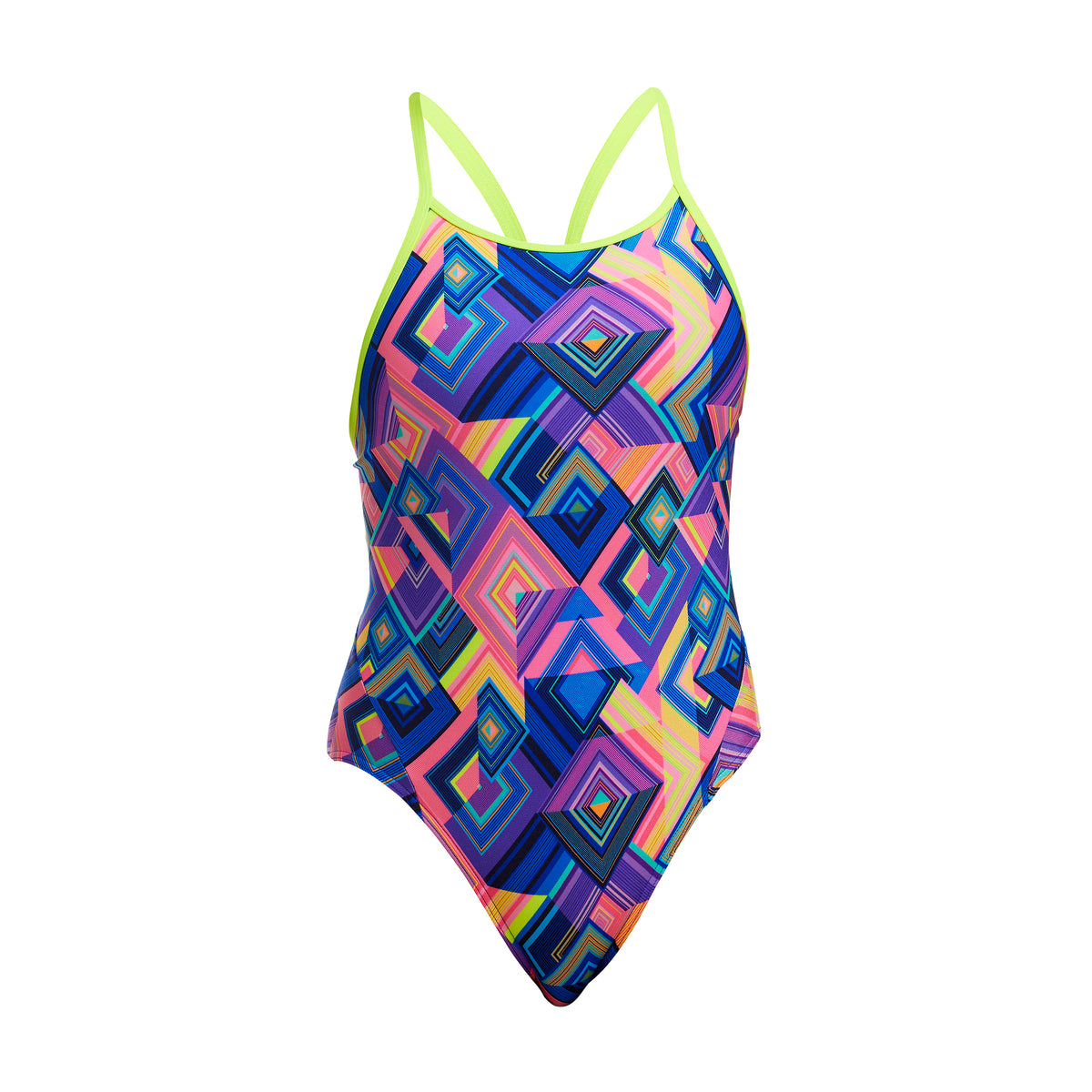 Girls' Diamond Back One Piece Be Square – Not Normal Swimwear