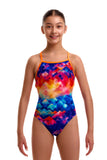 Girls Single Strap One Piece Lost Mountain