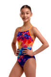 Girls Single Strap One Piece Lost Mountain
