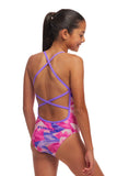 Girls Strapped In One Piece Rockie High