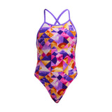 Maillot une pièce fille Tie Me Tight Ocean Sunset