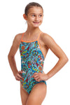 Maillot une pièce pour fille Tie Me Tight Sunny Bunny