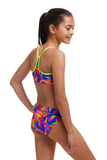 Girl's Swim Crop Top Summer Swirl