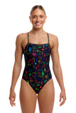 Women's  Swim Secure One Piece Doodle