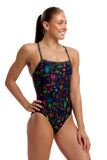 Women's  Swim Secure One Piece Doodle