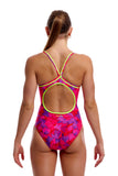 Women's Diamond Back Swim Secure Try Pink