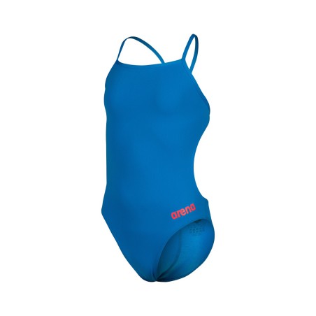 Girls' Team Swimsuit Challenge Solid Blue river