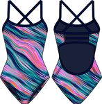 Women's Trinityfit Swimsuit Riptidal pink/multi