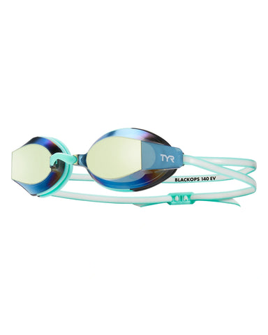 Women's Black Ops 140 EV Mirrored Racing Goggles Gold/Mint