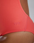 Women's Cutoutfit Swimsuit Solid coral