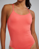 Women's Cutoutfit Swimsuit Solid coral