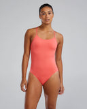 Women's Cutoutfit Swimsuit Solid coral