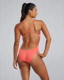 Women's Cutoutfit Swimsuit Solid coral