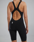 Women's TYR Venzo Openback Black Solid