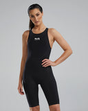 Women's TYR Venzo Openback Black Solid