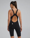 Women's TYR Venzo Openback Black Solid
