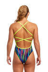 Women's One Piece Strapped In Rain Down