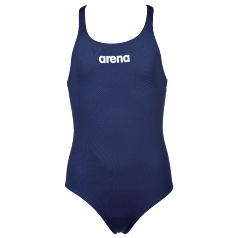 Teambadpak voor meisjes Swim Pro Solid Navy - Wit