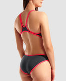 Women's One Biglogo Asphalt-Fluo Red