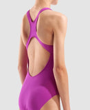 Girls' Team Swimsuit Pro Solid Very Fuschia - Water