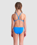 Girls' Swimsuit Challenge Solid Blue River-Artic Lime