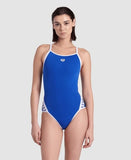 Arena Icons-badpak voor dames Super Fly Back Solid Royal - Wit