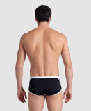 Men's Icons Swim Low Waist Black-White