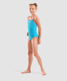 Girl's Swimsuit Lightdrop Back Eyeblush - Shocking Pink