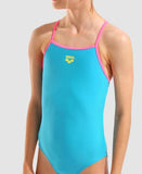 Girl's Swimsuit Lightdrop Back Eyeblush - Shocking Pink