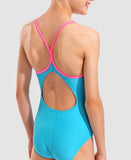 Girl's Swimsuit Lightdrop Back Eyeblush - Shocking Pink