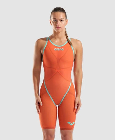 Women's Powerskin Carbon Glide Openback Sunset Coral