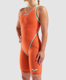Women's Powerskin Carbon Glide Openback Sunset Coral