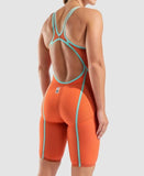 Women's Powerskin Carbon Glide Openback Sunset Coral