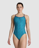 Women's Starfish Lace Back navy-turquoise