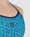 Women's Starfish Lace Back navy-turquoise