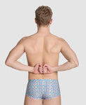 Men's Starfish Low Waist Swim Short White-Multi