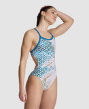 Women's Planet Water Challenge Back blue-cosmo-white
