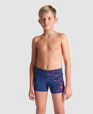 Boy's Losange Graphic Swim Short Navy