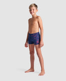 Boy's Losange Graphic Swim Short Navy