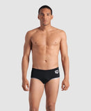 Men's One Low Waist Short Big Logo Black-Silver