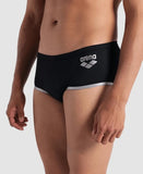 Men's One Low Waist Short Big Logo Black-Silver
