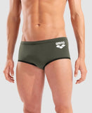 Men's One Low Waist Short Big Logo Dark Sage - Black
