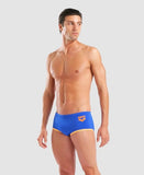 Men's One Low Waist Short Big Logo Neon Blue - Fluo Orange