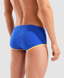 Men's One Low Waist Short Big Logo Neon Blue - Fluo Orange