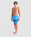 Men's Swim Jammer Allover Blue-multi-royal