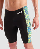 Men's Snakeskin Swim Jammer Black/Green/Multi