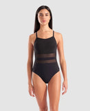 Arena Women's Mesh Equals Swimsuit Back Black
