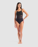 Arena Women's Mesh Equals Swimsuit Back Black