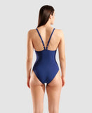 Arena Women's Mesh Equals Swimsuit Back Navy
