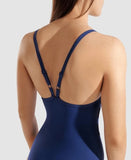 Arena Women's Mesh Equals Swimsuit Back Navy